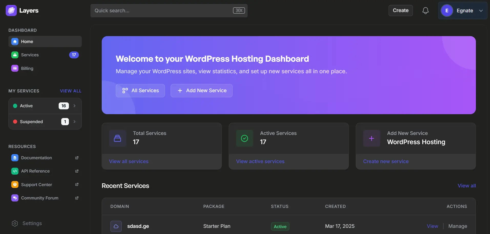 YooWP Dashboard